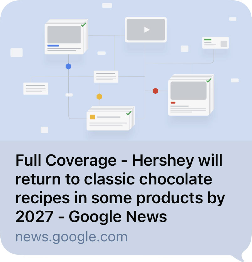 Hershey will return to classic chocolate recipes in some products by 2027