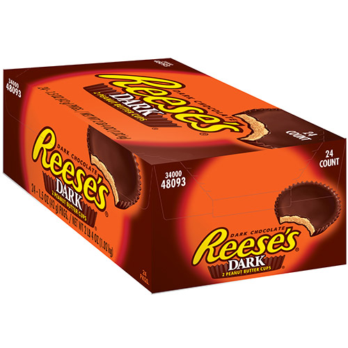 REESE'S Dark Peanut Butter Cups 24-ct. Box