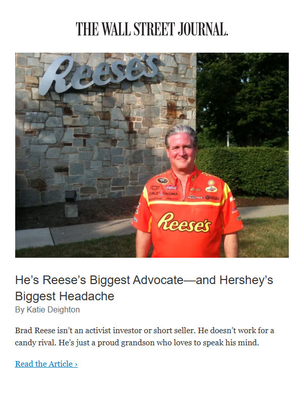 He’s Reese’s Biggest Advocate—and Hershey’s Biggest Headache